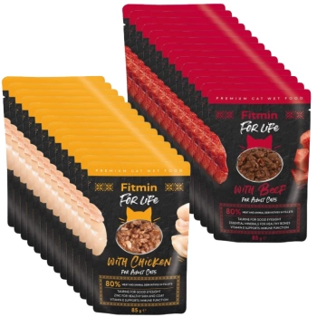 Fitmin Cat For Life Adult Mix de sabores 28 x 85 g