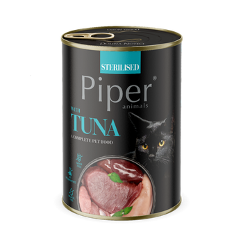 DOLINA NOTECI Piper para gatos esterilizados con atún 400g