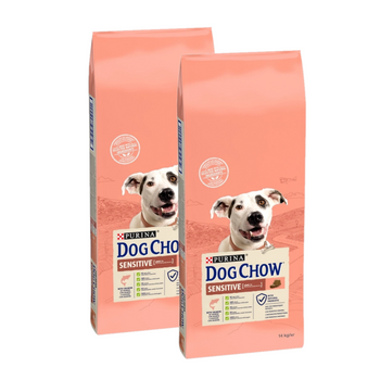 Purina Dog Chow Sensitive Adulto con Salmón 2x14kg