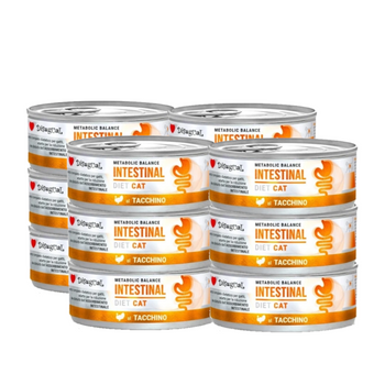Comida húmeda para gatos Disugual Veterinaria INTESTINAL Pavo (adulto) 12x85 g