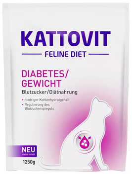 Kattovit Diabetes 1250g alimento seco