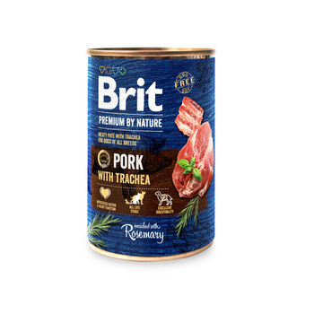 Brit Premium By Nature Carne de cerdo con tráquea 400g
