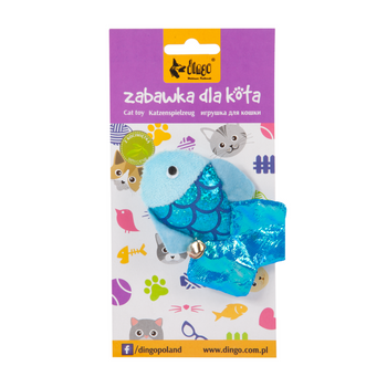 Juguete para gato Dingo Peluche Pez Azul
