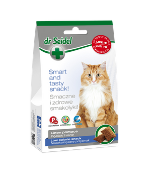 Laboratorio DermaPharm Dr Seidel Golosinas para gatos bajas en calorías 50g