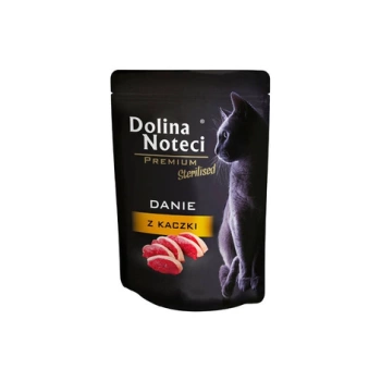 Dolina Noteci Premium para gatos esterilizados Plato de pato 85g