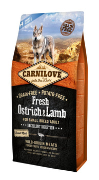 Carnilove Cordero de Avestruz Fresco Adulto 1,5 kg