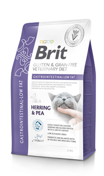 Brit GF Veterinary Diets Gato Gastrointestinal-Bajo en Grasa 2kg