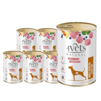 Dolina Noteci 4Vets Reducción de peso para perros 6x400g