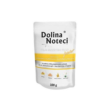 Dolina Noteci Premium para perros pequeños Junior Rico en mollejas de pollo con hígado de ternera 10x100g