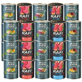 DOLINA NOTECI Rafi + WILD FARM Superfood Mezcla de sabores 30x800g
