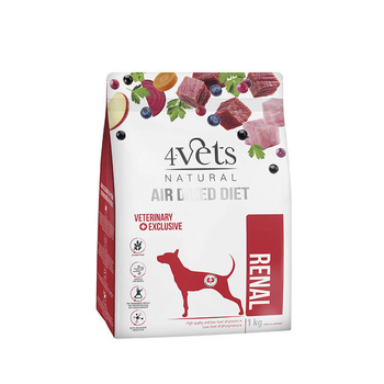 4Vets Natural Renal pienso seco para perros con insuficiencia renal 1kg