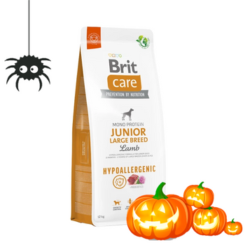 BRIT CARE Perro Hipoalergénico Junior Raza Grande Cordero 12kg