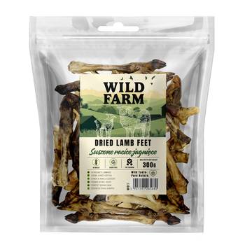 WILD FARM Pezuñas de cordero secas 300g golosinas para perros