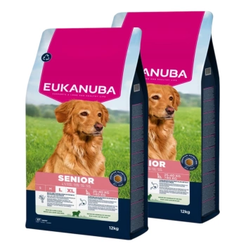 EUKANUBA Mature&Senior Large Cordero y Arroz 2x12kg