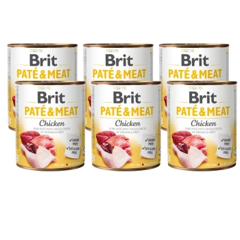 Brit Pate & Carne con Pollo 6x800g