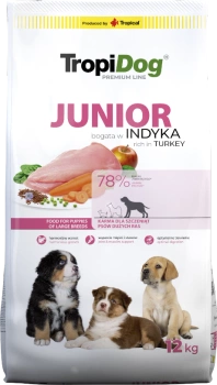 Tropidog Premium Junior Pavo con Arroz 12kg