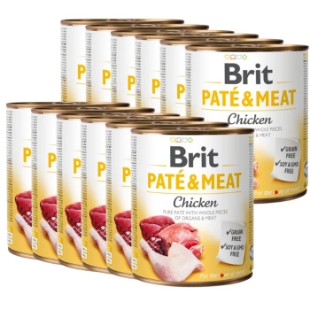 Brit Pate & Carne con Pollo 12x800g