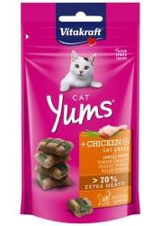 Vitakraft Cat Yums Snack Pollo y Hierba 40g