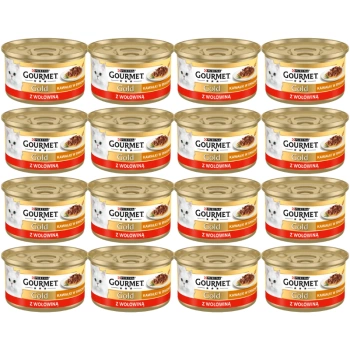 Purina Gourmet Gold Salsa Delicia con Carne 48x85g