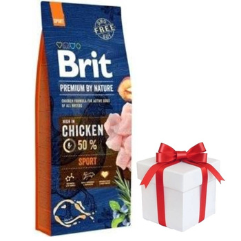 Brit Premium By Nature Sport 15kg + ¡Sorpresa para el Perro GRATIS!