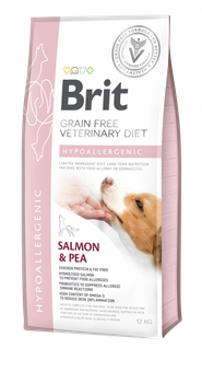 Brit Grain Free Veterinary Diet Perro Hipoalergénico Salmón con Guisantes 2kg