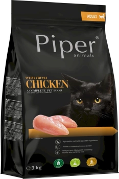 Dolina Noteci Piper Animales con Pollo para Gatos 3kg