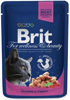 Brit Premium Gato Adulto con Salmón y Trucha 100g