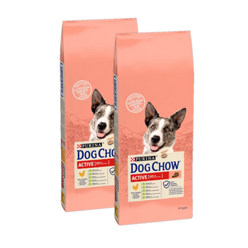 Purina Dog Chow Active Adulto con Pollo 2x14kg
