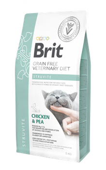 Brit Grain Free Veterinary Diet Cat Struvite Pollo con Guisantes 2kg