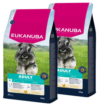 EUKANUBA Adulto Razas Pequeñas Pollo 2x15kg