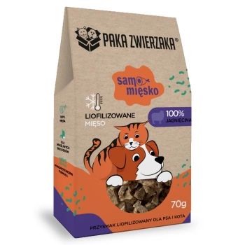 Carne liofilizada de manjar Animal Paka Solo CORDERO 70 g