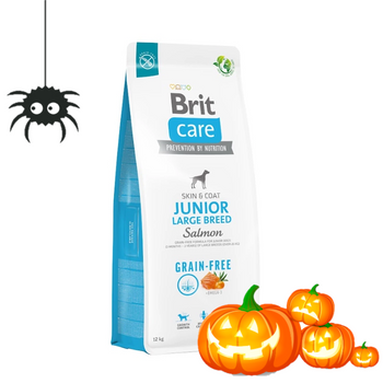 BRIT CARE Dog Grain-free Junior Large Breed Salmón 12kg