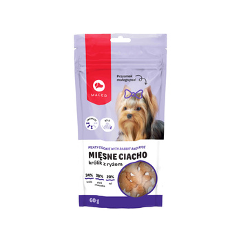 MACED Pastel de carne de conejo con arroz 60g