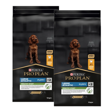 Purina Pro Plan Large Puppy Athletic Optistart Pollo y Arroz 2x12kg