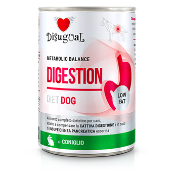 Disugual Veterinary comida húmeda para perros DIGESTIÓN Conejo (adulto) 400g