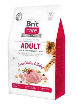 Brit Care Cat Grain-Free Aldut Activity Support con Pollo y Pavo 2kg