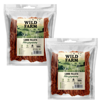 WILD FARM filete de cordero 2x500g golosinas para perros