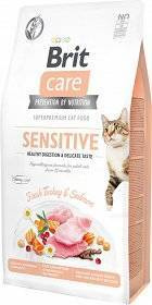 Brit Care Cat Grain-Free Sensitive Digestión Saludable y Sabor Delicado con Pavo y Salmón 400g