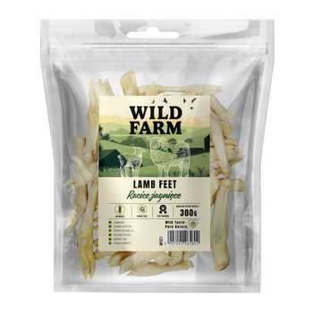 WILD FARM pezuñas de cordero 300g golosinas para perros