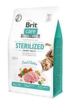 Brit Care Cat Grain-Free Sterilised Salud Urinaria con Pollo 400g