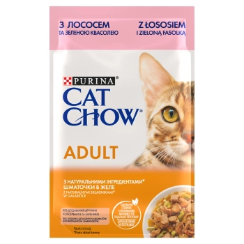 Purina Cat Chow Adult Salmón y Judías Verdes 85g