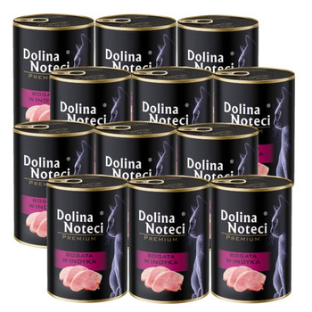 Dolina Noteci Premium para gatos rico en pavo 12x400g