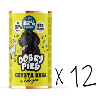 Dobry Pies Mono Cabra con colágeno 12x400g