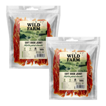WILD FARM pechuga de pato suave 2x500g golosinas para perros