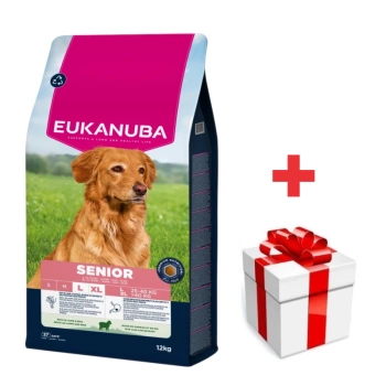 EUKANUBA Mature&Senior Large Cordero y Arroz 12kg + sorpresa para el perro