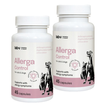 LAB-V Allerga Control - Alergia apoyo a los síntomas 2x45 cápsulas