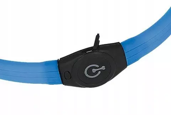 KERBL Collar Luminoso para Pelo Largo Azul 65cm