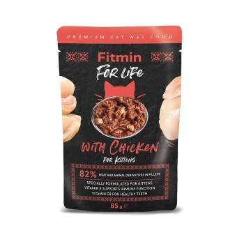 Fitmin Cat For Life Gatito Pollo 85g