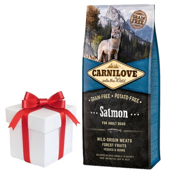 Carnilove Salmón para Adultos 12kg + ¡Sorpresa para el Perro GRATIS!