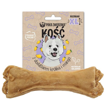 PACK ANIMALES - hueso con conejo y mango XL (17 cm)